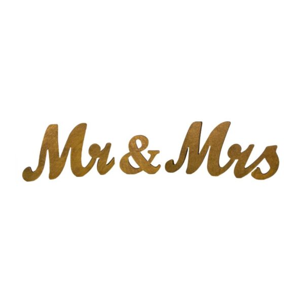 Mr & Mrs Wooden Letters rental by ILLUME