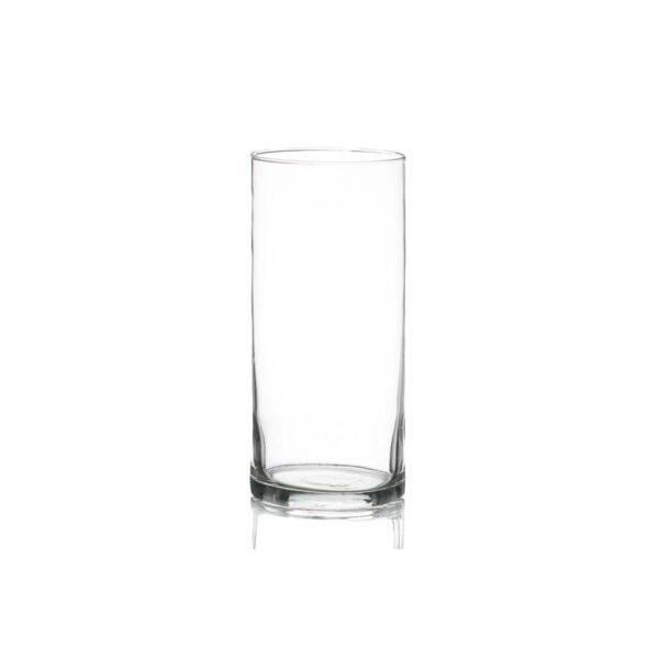 7.5" cylinder glass vase rental by ILLUME