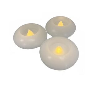 White Flameless Floating Candles rental by ILLUME