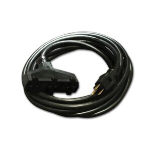 Black Triple Tap Extension Cable rental by ILLUME